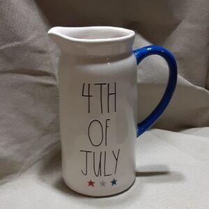 Rae Dunn Patriotic Pitcher
